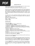 Download European Patent Costs by spriditis SN20056033 doc pdf