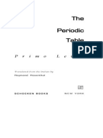 Download Primo Levi - The Periodic Table 1975pdf by Dane Wood SN200565384 doc pdf