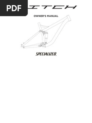 specialized bike repair manual