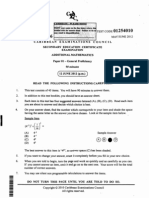 CSEC Add Math 2012 Paper 1 - Bob's Upload