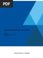 Vmware Virtual San Pso Quick Guide: Vmware Internal Only - Confidential