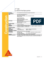 Sikafloor - 94: Low Viscosity, Solvent Free Epoxy-Primer