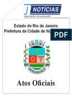 Ato Oficial Prefeitura Nova Iguaçu 25/11