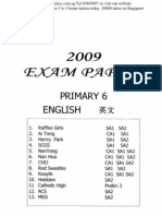 2009 P6 English
