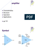 Operation amplifier: Symbol Example Characteristics Structure Operation Applications μp 741