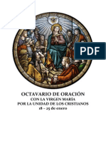 OCTAVARIO DE ORACIÓN CON LA VIRGEN MARÍA POR LA UNIDAD DE LOS CRISTIANOS