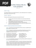 Lions Club International Constitution & By-Laws | PDF