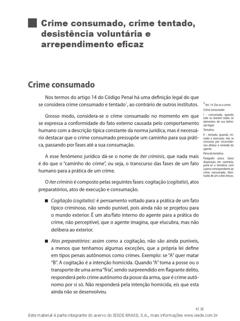 direito penal iesde