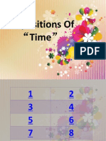 Prepositions of Time Document