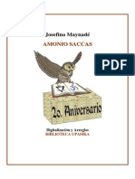 Amonio Saccas - Biografía