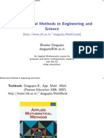 Mathematical Methods in Engineering and Science