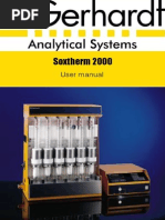 Soxtherm 2000 Manual