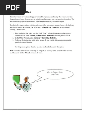 Create a Letter