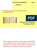 “Relaciones que mejoran la calidad de vida de pacientes de VIH”.