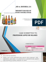 EMPRESAS POLAR vs. BAVARIA, S.AACQUISITION