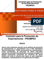 Pasos para Exportar