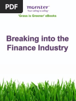 Download Breaking Into the Finance Industry by Monster UK SN20061198 doc pdf