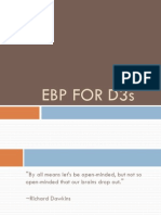 EBP For D3s 2013-14