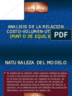 Analisis Punto de Pto Equilibrio