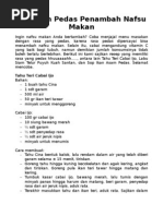 Download 29MASAKAN PEDAS PENAMBAH NAFSU MAKAN WEB by nanky SN20061322 doc pdf