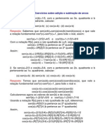 Matematica Exercicios Resolvidos Trigonometria Arcos