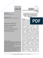 A Importância Dos Levantamentos Florístico e Fitossociológico para A Conservação e Preservação Das Florestas