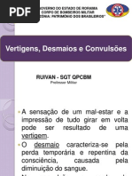 VERTIGEM DESMAIO E CONVULSÃO