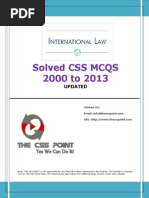 Download International Law Solved CSS MCQs from 2000 to 2013 Updated by The CSS Point SN200642092 doc pdf