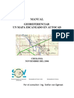 SIG PC CHO Manual Georeferenciar Un Mapa Escaneado en AutoCAD