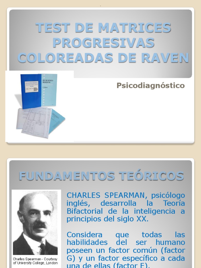 Evaluación de la capacidad intelectual mediante el Test de Matrices ...