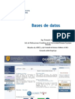 8 Base de Datos en publicaciones cientificas