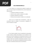 Ciclo Rankine Sencillo