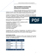 Estudo Do Mercado Imobiliario de Sorocaba 2013