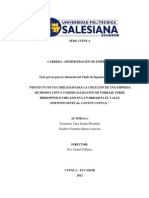 Proyecto de factibilidad para empresa de forraje verde hidropónico