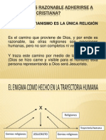 Razones para adherirse al cristianismo