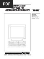 Partlow RS485 Comms Manual