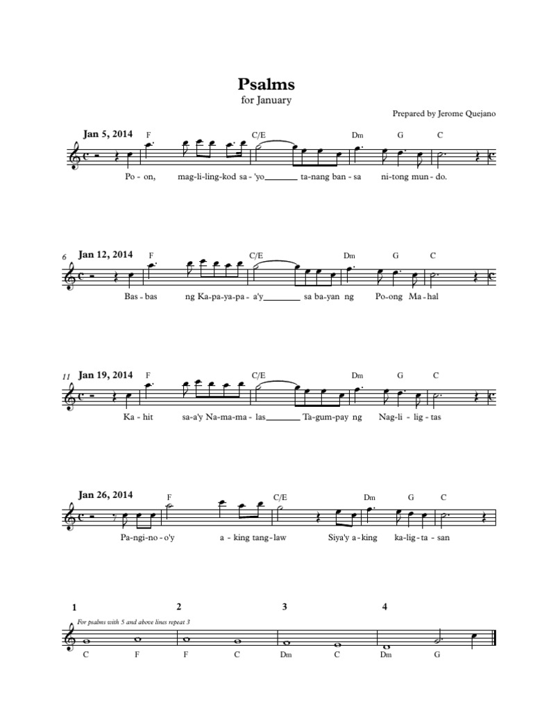 Salmo - Full Score | PDF