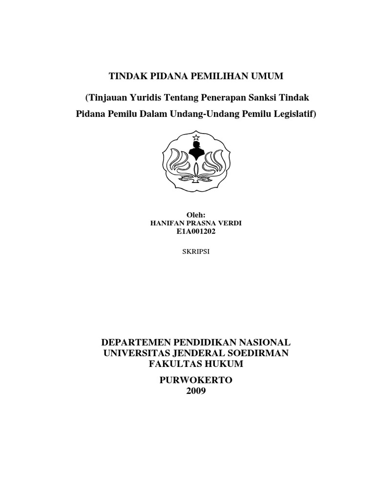 Hukum Pemilu Hukum Pemilu