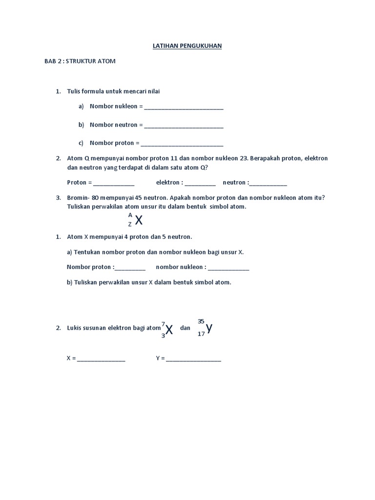 Latihan Pengukuhan Kimia T4 Pdf