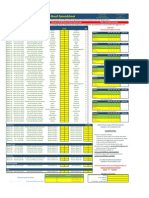 Soccer 2014 FIFA World Cup Brazil Excel Wall Chart