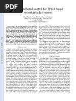 Semi-Distributed Control For FPGA-based Reconfigurable Systems