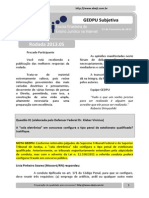 Resultado GEDPU Subjetiva - Rodada 2013.05 (Ata)