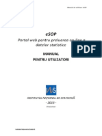 eSOP - Manual Pentru Utilizatorii Externi