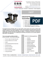 Industrial Pressure Transmitter Technical Datsheet