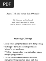 Acara Trek 100 Meter Dan 200 Meter