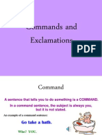 Commands and Exclamations