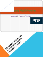 Community Health Nursing: Maynard P. Agustin, RN, MSN