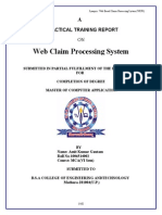 Web Based Claim Processing System