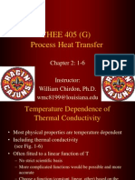 CHEE 405 (G) Process Heat Transfer: Chapter 2: 1-6