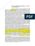 BOURDIEU, PIERRE, ¨La influencia del periodismo¨, en Causas y azares, n°3, primavera 1995, págs. 55-64.